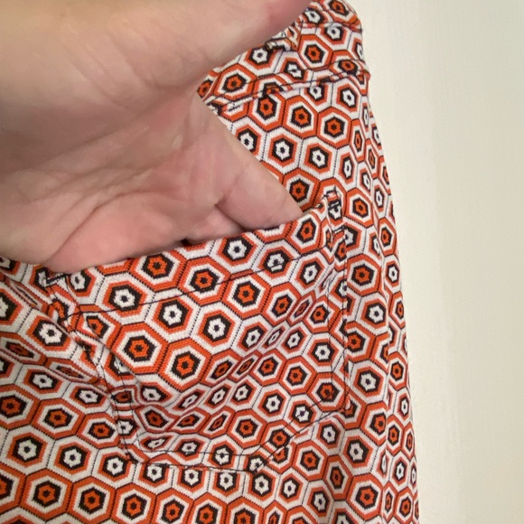 Patterned Skinny Jeans, retro hippy pants size large - Picture 8 of 8